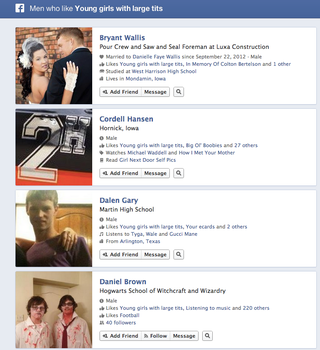 Illustration for article titled These People Are Now Sharing Horrible Things About Themselves Thanks to Facebook Search